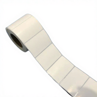Etiquetas de Transferencia Térmica 20x10x4, Rollo de Etiquetas de Papel Blanco Recubierto, Etiquetas Adhesivas con Código de Barras Troqueladas para Supermercado/Alimentos/Envases de Cosméticos