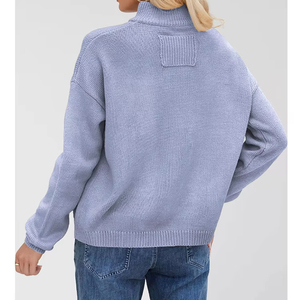 Gran oferta 2025, cárdigan con botones, abrigo, prendas de punto, conjunto de punto en blanco suelto, suéteres lisos, chaquetas, cárdigans de talla grande para mujer - Product Image 3