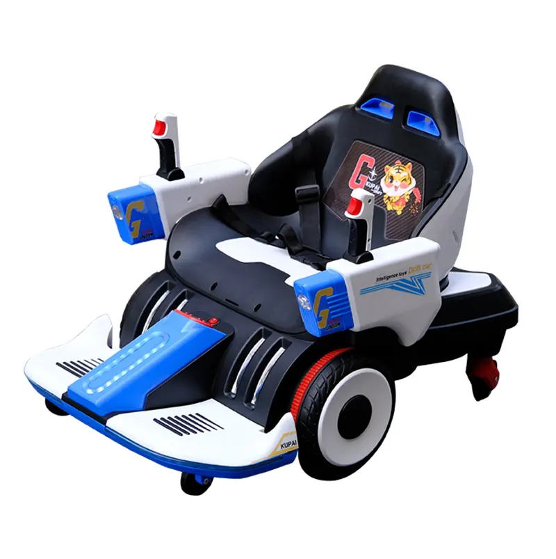 Neue 4 Rad Ride On Electric Drift Auto Fernbedienung Kinder Go Kart Baby LED Licht Batterie Roller mit App Spielzeug