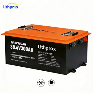 Batería LiFePO4 38,4V 100Ah con Bluetooth y calefacción integrada para carritos <span class=keywords><strong>de</strong></span> golf y almacenamiento solar fuera <span class=keywords><strong>de</strong></span> red - Product Image 1