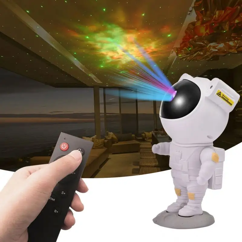 นักบินอวกาศ3D โคมไฟภาพลวงตาของขวัญสำหรับเด็กพื้นที่รอบนอกของขวัญคริสต์มาสโคมไฟฉายท้องฟ้าเต็มไปด้วยดวงดาว