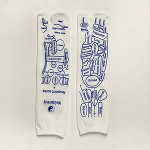 Chaussettes de réflexologie par acupression pour pieds fatigués, massage, randonnée, trekking, respirantes, légères, écologiques, en polyester, unisexe - Product Image 3