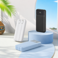 Batterie externe avec chargeur double câble pour la recharge prolongée, idéale pour les détaillants, les distributeurs et les programmes d'accessoires mobiles d'extérieur pour appareils mixtes.