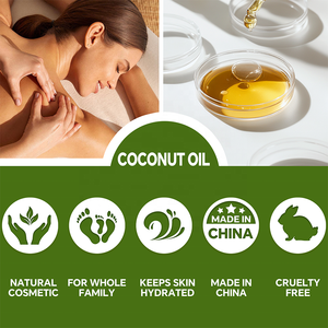 Huile de Coco 100% Naturelle OEM pour Soins de la Peau et des Cheveux – 20 Ans d'Expérience en Personnalisation Usine - Product Image 2