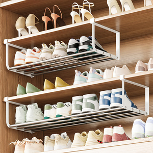 <span class=keywords><strong>Zapatero</strong></span> retráctil de acero inoxidable personalizado, estante de almacenamiento <span class=keywords><strong>multiusos</strong></span> para armarios de almacenamiento de zapatos, armario - Product Image 2