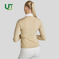 Hauts de sport compressifs pour le dropshipping – Sous-vêtements d'équitation à manches longues pour femmes – Chemises d'équitation pour concours