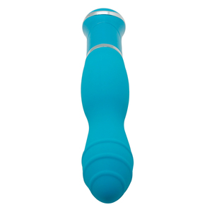 Vibrateur en silicone Aphrodisia Rippled Vibe, 10 fréquences, fonction éclatement à une touche, rechargeable par USB, faible bruit, écologique, jouet pour adultes - Product Image 3