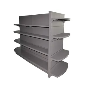 Estantes modernos para tiendas minoristas Estante de supermercado de varios <span class=keywords><strong>colores</strong></span> de doble cara - Product Image 5