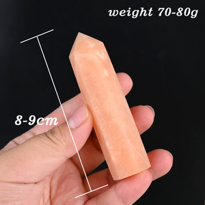 หินคริสตัลธรรมชาติทรงหอคอยคุณภาพดี สีชมพูอเวนเจอรีน สำหรับตกแต่ง ขายส่ง - Product Image 3