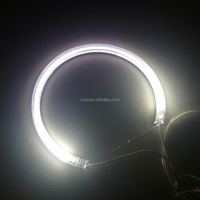 Systèmes d'éclairage automobile, autres accessoires d'éclairage automobile, 12V, blanc, 131 mm, 146 mm, CCFL, anneaux halo Angel Eyes pour phares