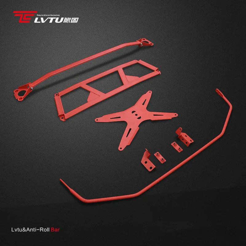 LVTU-piezas de suspensión de aluminio para coche, barra puntal delantera, kit de abrazadera para Mazda 3 AXELA BP CX-30 DM, gran oferta