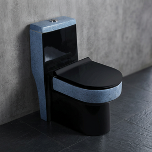 WC monobloc en céramique Vistaar blanc avec double chasse d'eau, design moderne pour projets de villas et de lavatoires - Product Image 2