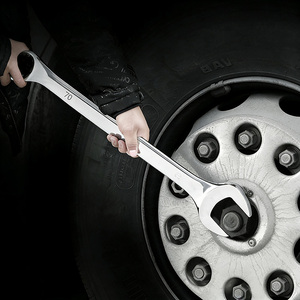 超大型産業用コンビネーションレンチ プラム＆オープンエンドスパナ メトリックOEM省力自動車修理レンチ - Product Image 4