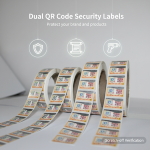 Best-selling customised tamper-proof, anti-counterfeit, <b>waterproof</b> plastic seal <b>labels</b> for void warranty stickers - Product Image 2