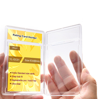Supports de cartes de sport transparents en plastique rigide pour la classification des cartes de baseball, ensemble de cartes de notation YILI