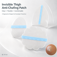 Patchs anti-frottement pour cuisses en film PU et gel de silicone, invisibles, réutilisables, imperméables, auto-adhésifs pour femmes