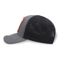 Gorra de Malla Estilo Camionero de 5 Paneles de Alta Calidad Goorin Bros, Poliéster Negro, Bordado de Anime, Moda Verano para Hombre Estilo Dubái