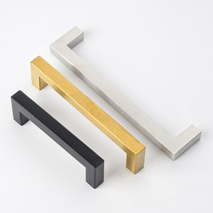 Profile Cabinet Handles Aluminum Edge Black Aluminium Kitchen Handle Stainless Steel Contemporary Kitchen Cupboard Handles <strong>Gold</strong> - Product Image 3