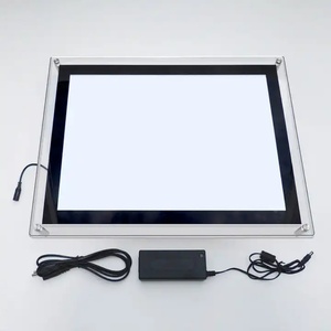 Custom Advertising Wall Mounted Illuminated Eco-friendly & Waterproof Acrylic Crystal LED Light <b>Box</b> with 3-Year Warranty - Product Image 3