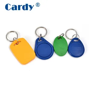 Logotipo personalizado Impressão 13.56MHz RFID Keyfob Fudan F08 Chip para Smart Lock Door Access Control Key Tag Key Fob