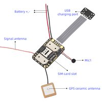 Dernier module de suivi GPS ZX905 4G LTE CAT-1 + 2G GSM pour la développement d'appareils de suivi GPS 4G