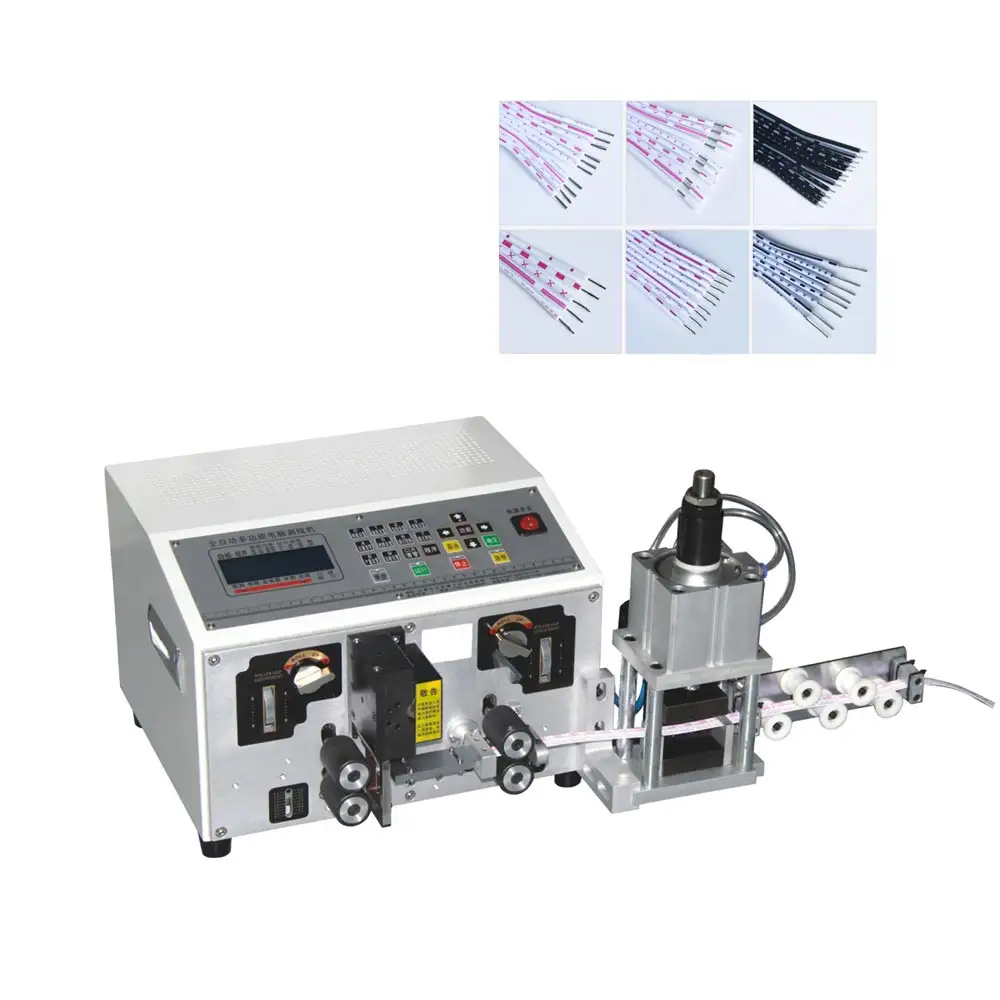 High quality wire stripping twisting peeling machine pvc high precision cable strip twist machine