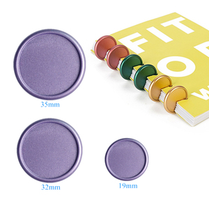 19/28/35Mm Nhựa Mờ Màu Rắn <span class=keywords><strong>S</strong></span> Disbound Máy Tính Xách Tay Nấm Lỗ Kế Hoạch Thư Mục Ràng Buộc Đĩa Cho Máy Tính Xách Tay - Product Image 1