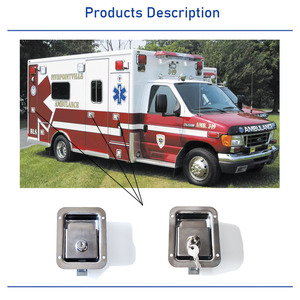 กลอนล็อคประตูตู้เครื่องมือรถบรรทุกสแตนเลส รุ่น SS304 แบบสลักล็อค สำหรับตู้เก็บของในรถยนต์ รุ่น <span class=keywords><strong>THS</strong></span> - Product Image 5