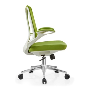 Silla de Oficina Ergonómica de Malla PP con Respaldo Medio, Diseño Moderno, Giratoria, para Ejecutivos, Gamers y Uso en Oficina - Product Image 3