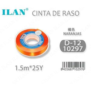 Il Nastro in Raso 1,5m 25y Arancione D-12 - Product Image 3