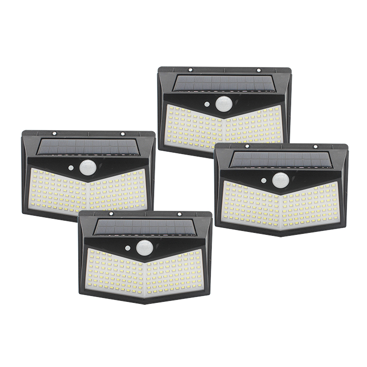 Горячая Распродажа Черный 212 светодиодный уличный Водонепроницаемый аварийный датчик движения с питанием от сада IP65 Lamparas Solares настенный светильник солнечный свет