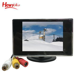 3,5 zoll Auto Dach Montieren Rückspiegel TFT LCD Monitor Display Mit Mini TV Mit <span class=keywords><strong>2</strong></span> Video Eingang - Product Image 5