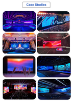 LED Ekran Konser Sahne Arka Plan Video Duvarı P2.6 P2.9 P3.9 Novastar Düğün Sahne Fonu İç Mekan Dış Mekan LED Panel Ekran