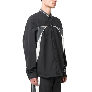 Veste de survêtement personnalisée de haute qualité en polyester et nylon avec fermeture éclair pour <span class=keywords><strong>le</strong></span> sport et pantalon de <span class=keywords><strong>parachute</strong></span> Survêtement surdimensionné pour hommes - Product Image 3