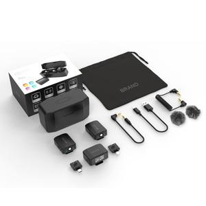 2024 nuevo micrófono Lavalier inalámbrico dual con reducción de ruido Android conveniente de 2,4 Ghz con estuche de carga - Product Image 2