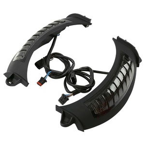 Luces LED de Ventilación con Intermitentes Ámbar para Motocicletas <span class=keywords><strong>Harley</strong></span> <span class=keywords><strong>Davidson</strong></span> Road Glide, 2 Piezas - Product Image 2