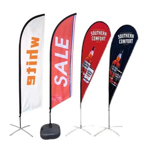 Nuoxin Biểu Ngữ Lông Bán Buôn Úc Mini 6ft <span class=keywords><strong>Tear</strong></span> <span class=keywords><strong>Drop</strong></span> Bãi Biển Stick Mini Quảng Cáo Giọt Nước Mắt Cờ Với Cốc Hút Cực - Product Image 5