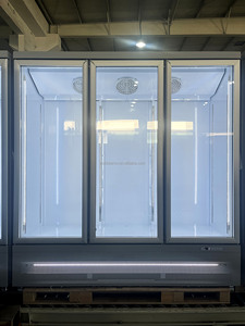Réfrigérateur <span class=keywords><strong>commercial</strong></span> vertical à 3 portes vitrées pour boissons froides, yaourt et lait - Product Image 6