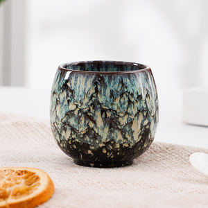 แก้วกาแฟเอสเพรสโซ่เคลือบเงาสไตล์ญี่ปุ่นย้อนยุคสุดหรู ชุดถ้วยชาเซรามิกขนาดเล็กพร้อมช้อน ปรับแต่งได้ตามต้องการ ลดราคาพิเศษ - Product Image 2