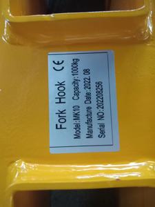 Gancho de horquilla para carretilla elevadora, accesorios para carretilla elevadora, 1000kg - Product Image 5