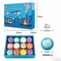 12 bombes de bain bio pour enfants avec jouets surprise, en stock, marque privée