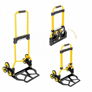 Heavy Duty OEM Customizable Shopping <strong>Hand</strong> <strong>Truck</strong> 330 LB Capacity Tools Foldable Trolley <strong>Folding</strong> Stair Climbing <strong>Dolly</strong> Cart - Product Image 1