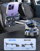 Usine nouvelle ventouse tableau de bord support Mobile camion Automobile berceau support de téléphone de voiture pour iPhone 15 Pro Max 14 13 12 Android