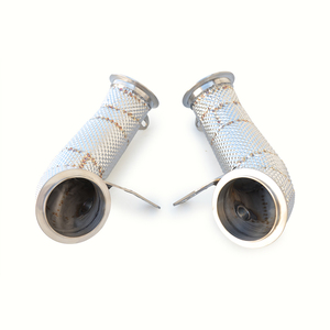 Collecteur d'échappement sport de 3,5 pouces pour <span class=keywords><strong>BMW</strong></span> M5 F90 <span class=keywords><strong>M8</strong></span> (F91/F92/F93) 4.4T 2017- en acier inoxydable haute performance - Product Image 1