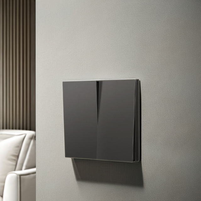 Pole Wall Made of Aluminum PC Material 220V/250V Wall Socket Light Switch Dry Contact Wall Light Switch Hotel Switch