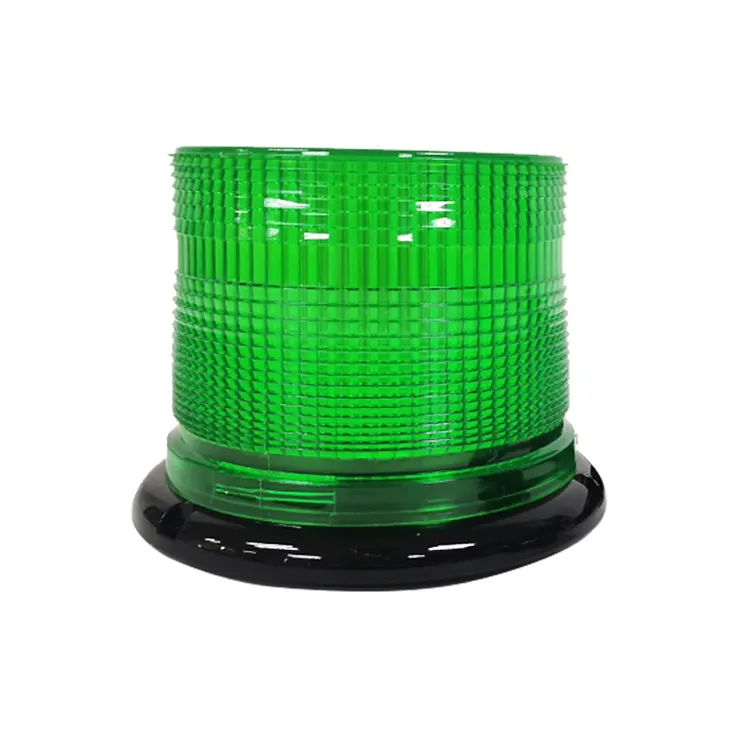 High power Cob LED Green Warning Light - Waterproof Emergency Strobe Lamp for Security   Traffic Use