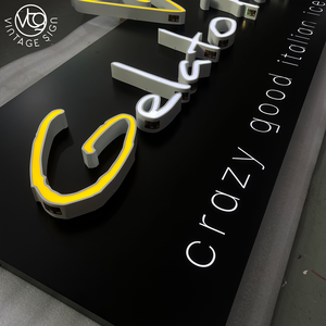 Panneau publicitaire LED extérieur personnalisé, rétroéclairé, durable, imperméable, lettres 3D pour grands centres d'exposition - Product Image 3