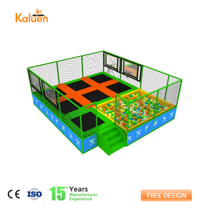 Vente directe d'usine <span class=keywords><strong>KALUEN</strong></span> AJSX1-5, parc de trampolines intérieur personnalisé en PVC de qualité commerciale pour garçons et filles de plus de 10 ans - Product Image 1