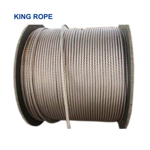 6X19 7X19 + <span class=keywords><strong>wsc</strong></span>/iws เชือกลวดเหล็กชุบสังกะสี - Product Image 3