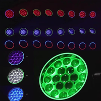 ZY 19*15W LED tête mobile lavage DJ lumière scène DMX faisceau barre Zoom événement mariage RGBW concert professionnel spectacle 8500K